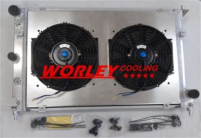 NJ-50MM Ford BA BF Falcon V8 Fairmont XR8 & XR6 Turbo Aluminum Radiator&Shroud - Image 1 of 4