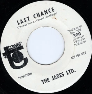 The Jades Ltd. '67 LI Garage Tower 366 You're Not There/Last Chance disc M-Promo - Picture 1 of 2