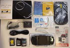 ✅Sony PSP 3000 Black Value Pack Body Open Box w/ Accessories + 512GB Japan✅