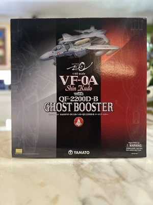 Yamato Macross Zero VF-0A Shin Kudo w/ QF-2200D-B Ghost Booster 1/60 Figure - Image 1 of 4