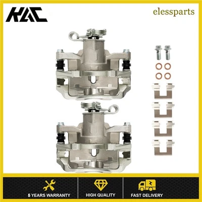 Pair Rear Brake Caliper w/ Bracket Fits Buick Lucerne Cadillac DTS 2006-2011 - Image 1 of 4