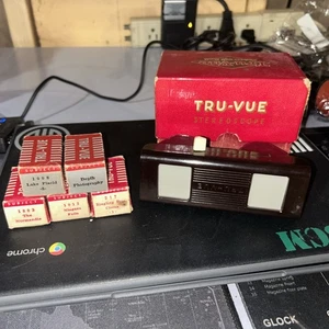 Tru-Vue Stereoscopic Plastic Viewer With Original Box Vintage C1957 Model 502 - Picture 1 of 1