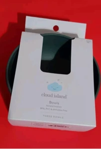 Cloud Island 3 pack Nonslip Toddler baby snack Plates 87-779 - Picture 1 of 3