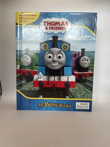 THOMAS The Tank Engine & Friends MY BUSY BOOKS Story, 12 Figurines & Playmat Cover