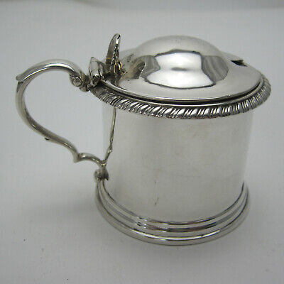 Good Victorian Silver Drum Mustard Pot • 215£