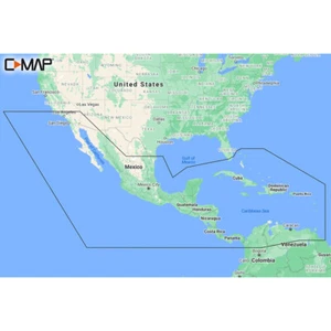 C-MAP REVEAL Chart Central America & Caribbean Islands Coastal Map MicroSD/SD - Picture 1 of 1
