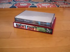 2-Book Limited Edition Bundle: NIGHT SHIFT (Cemetery Dance) & PSYCHO (Suntup) - Picture 1 of 24