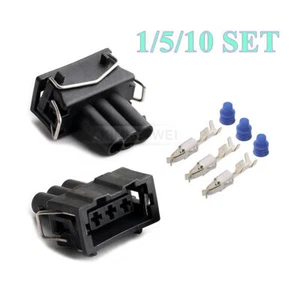 3 Polig Auto/KFZ Buchse Steckverbinder Stecker Reparatursatz für VW Audi Seat - Picture 1 of 2