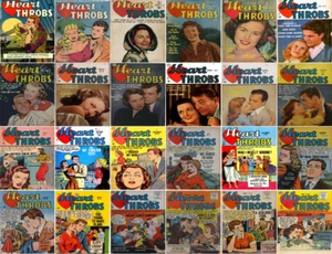 1949 - 1956 Heart Throbs Comic Book Package - 25 eBooks on CD - Picture 1 of 3