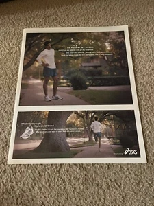 Vintage 2005 ASICS GEL-KAYANO XL Running Shoes Poster Print Ad MOTIVATIONAL - Picture 1 of 1