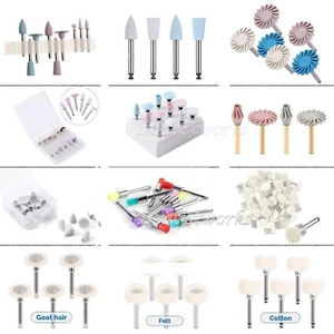 AZDENT Kit de pulido compuesto dental fresas de diamante RA pulidor cepillos - Picture 1 of 113