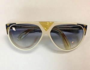 New Zagato 1029 Hand Made Italy White Sunglasses, Lens 62MM X 50MM v - Picture 1 of 9