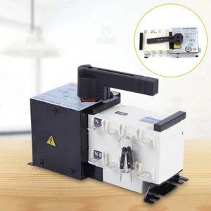 Dual Power Transfer Switch Auto Generator Changeover Switch 4P 100A ATS Kit - Picture 1 of 12