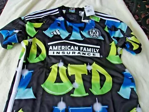 NWT Adidas slim fit T, men's M, or L , $150, Atlanta United FC, black, colors - Picture 1 of 8