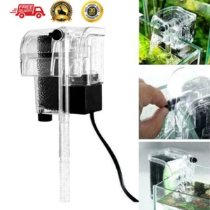 Aquarium Waterfall Filter Pump Fish Tank Hang External Oxygen Pump Water Filter - Picture 1 of 16