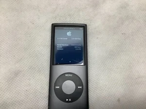 Apple iPod Nano 4th Generation A1285 MP3 Media Player Black 8GB 2" Display - Picture 1 of 6