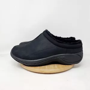 Merrell Encore Chill 2 Schuhe Herren 10 W WEIT schwarz gefüttert Clog Pantolette Wandern Mokassin - Bild 1 von 12