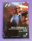 Offizielles Formel 1 Rennprogramm Grand Prix Bahrain Sakhir 2013 Vettel Red Bull