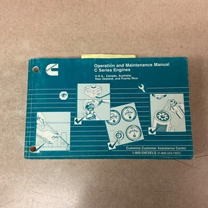 Cummins C SERIES ENGINES OPERATION MAINTENANCE MANUAL OPERATOR GUIDE, 3810248-11 - Picture 1 of 5