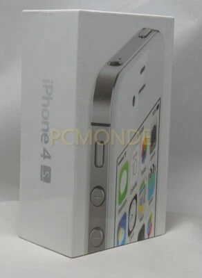 Boxed Apple iPhone 4S A1387 8 GB Smartphone Unlocked - White (MF258LL/A) - Image 1 of 2