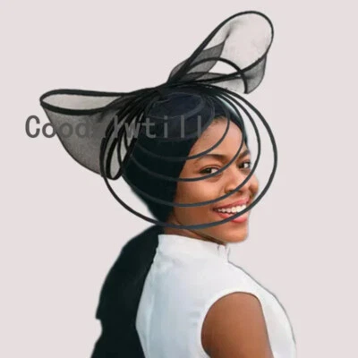 Fascinators Hat Women Weddings Headwear Bow Party new - Image 1 of 4