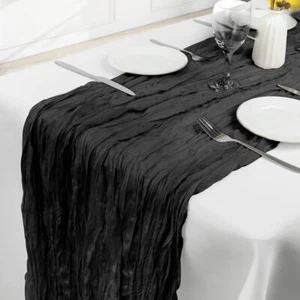 Cheesecloth Table Runner 10FT Gauze Rustic Sheer Runners Fabric 120 Inch Long... - Picture 1 of 6