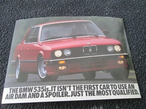 BMW 535is 1987 1988 sedán deportivo postal 535 es serie E28 5 - sin usar - Imagen 1 de 2