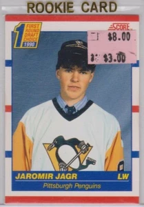 JAROMIR JAGR 1990-91 SCORE ROOKIE PENGUINS BRUINS - Picture 1 of 1