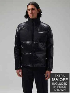 Berghaus U Arkos Reflect Down NH Jacket - Black/Black, RRP £250, BNWT. n20 - Picture 1 of 6