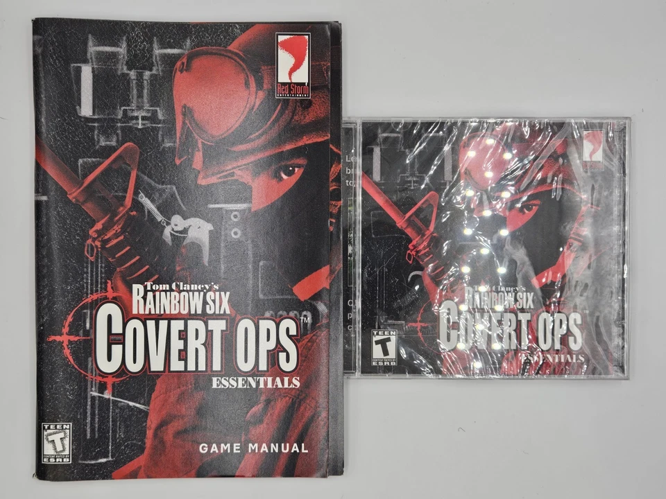 Tom Clancy's Rainbow Six: Covert Ops Essentials PC CD 2000 w/ Manuals--LIKE NEW - Image 1 of 3