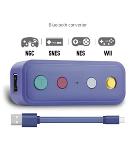 Bluetooth GameCube Controller Adapter Port For Nintendo Switch Wii & PC USB - Picture 1 of 5