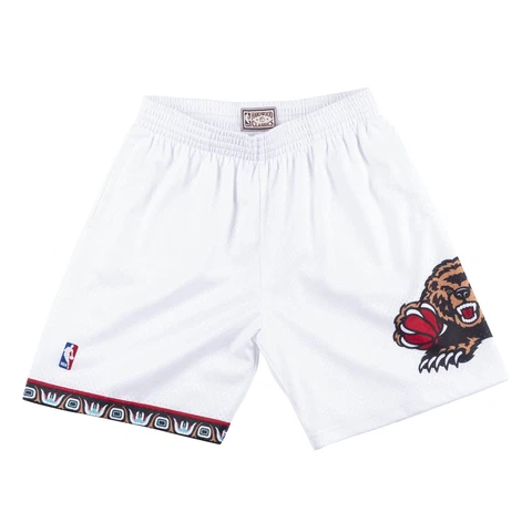 Mitchell & Ness White NBA Vancouver Grizzlies 1998-99 Swingman Shorts Cover