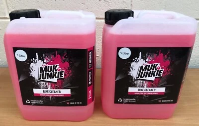 2 x 5 Litre Muk Junkie MX off road Bike Wash Cleaner MTB Motocross Enduro Trails - Image 1 of 4