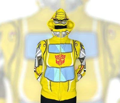 Universal Studios Transformers Bumblebee Youth Full-Zip Hoodie - Yellow, Size S - Image 1 of 4