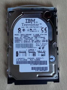 Vintage IBM DBCA-206480 6GB 4200RPM 2.5" IDE HDD LAPTOP Internal Hard DiskDrive - Picture 1 of 5