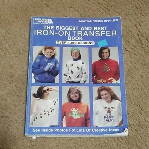 FREIZEIT KUNSTHANDWERK Faltblatt 1326 * Größtes & Bestes BÜGELTRANSFER Buch - Bild 1 von 1