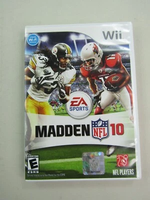 Madden NFL 10 Wii Video Game EA Sports NFL Players Multiplayer Complete Nintendo - Image 1 of 4