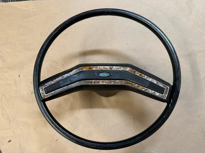 1978-1986 78-86 Ford Truck Bronco van Woodgrain Trim Steering Wheel OEM *READ* - Image 1 of 4