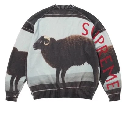Supreme/Damien Hirst Sweater, Black Sheep, L, SS25 jumper top   - Image 1 of 3