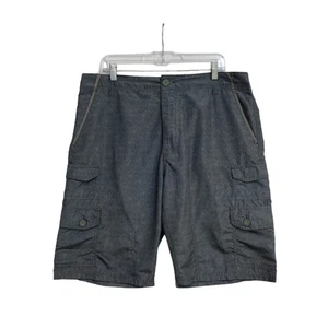 Plugg Herren Badehose Shorts Gr. 36 grau Military Style Cargo Fatigue Wandern - Bild 1 von 11