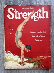 STRENGTH Physical Fitness Culture & Sports Magazine JULY 1928 VOL 13 NO 5 - Picture 1 of 24