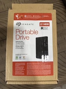 Przenośny zewnętrzny dysk twardy Seagate 2 TB - USB 3.0 do PC, Mac, Chromebooka - Zdjęcie 1 z 1