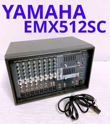 YAMAHA EMX512SC POWERED MIXER 12ch 500W+500W 4Ω AC100V 50/60Hz 550W - Image 1 of 4
