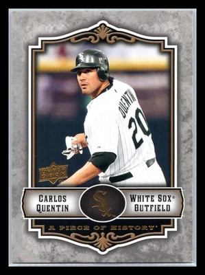 2009 Upper Deck A Piece of History #21 Carlos Quentin Chicago White Sox - Image 1 of 2