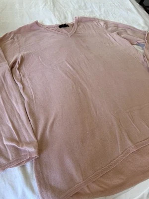 Suéter Ellos Talla Grande Rosa Claro Plisado Espalda Cuadrado Fino Algodón Cuello en N 22/24 Foto 1 de 4