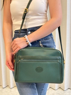 GUCCI Bolso de Hombro Cuero Gamuza Interior De Colección Hecho en Italia Foto 1 de 4