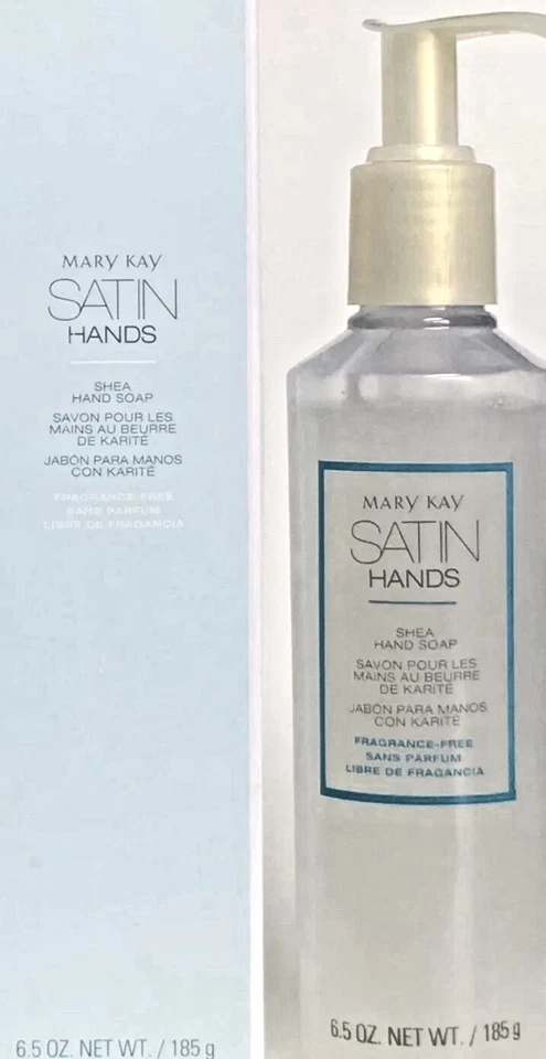 Mary Kay атласное мыло для рук ши 6,5 унц. НОВЫЙ в коробке насос бутылка Fragr бесплатно - Изображение 1 из 1
