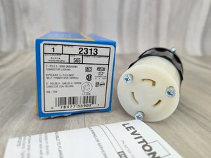 Leviton 2313 Twist Lock Turn And Pull Locking Device Connector L5-20 20A 125V - Picture 1 of 9
