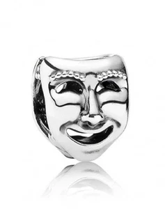 Authentic Pandora Life’s a Stage Theatre Drama Mask Charm 791177 Retired RARE - Picture 1 of 7
