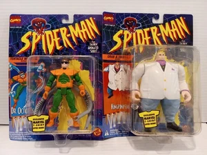 2 SERIE ANIMADA SPIDER-MAN - DR. OCTOPUS CON TENTÁCULO + KINGPIN CON AGARRE SMASH - Imagen 1 de 5